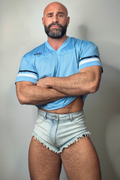 JJ Malibu Men's JJ Varsity V-Neck Jersey - Sky Blue