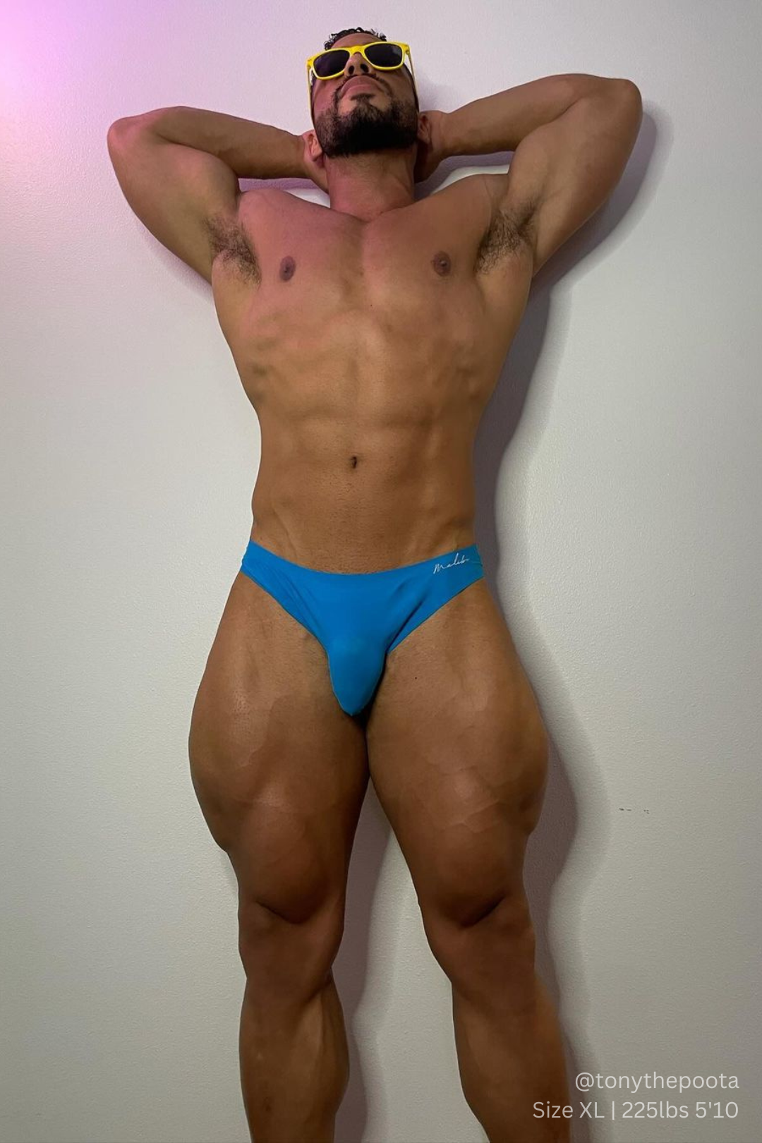 After-Hours Seidiger nahtloser Slip - Neonblau