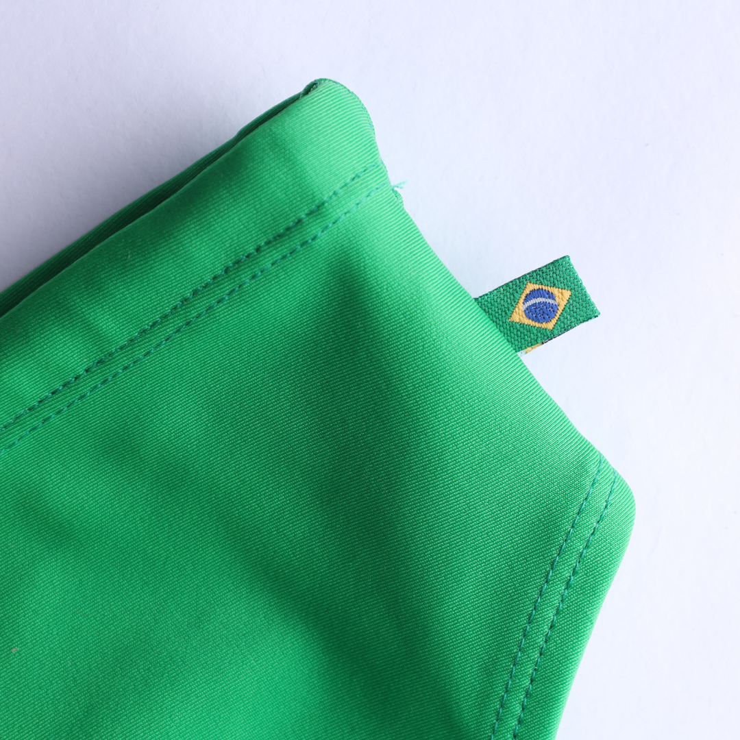 CA-RIO-CA Sunga de Baño Hortelã Verde Liso - Ropa de Playa