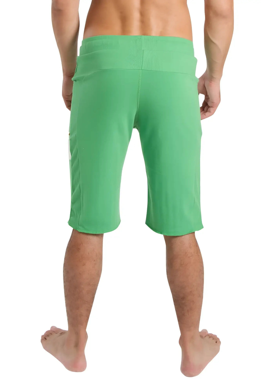 Edge eco-track short bamboo green green mid-thigh length relaxed fit shorts with subtle side seam detailing