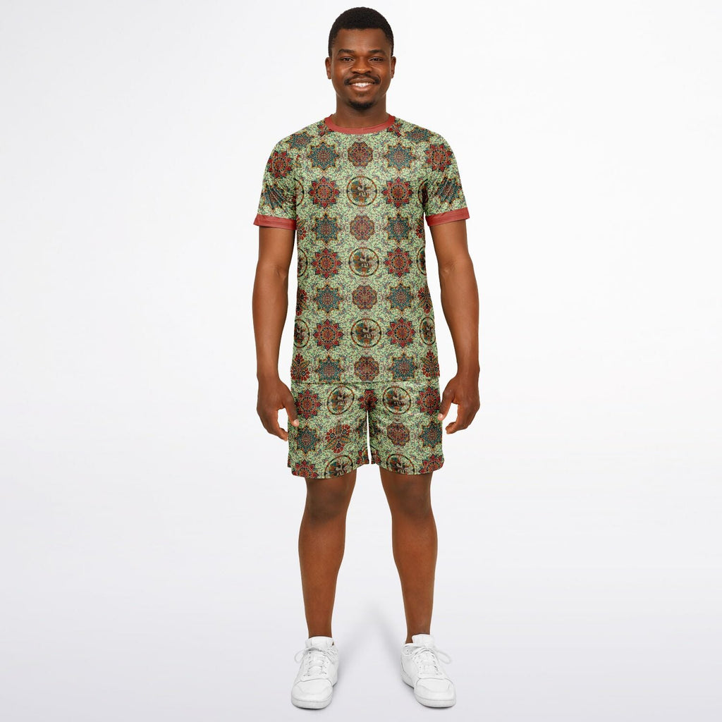 Maris Equi Mosaic Print Shorts and Top Set For Men
