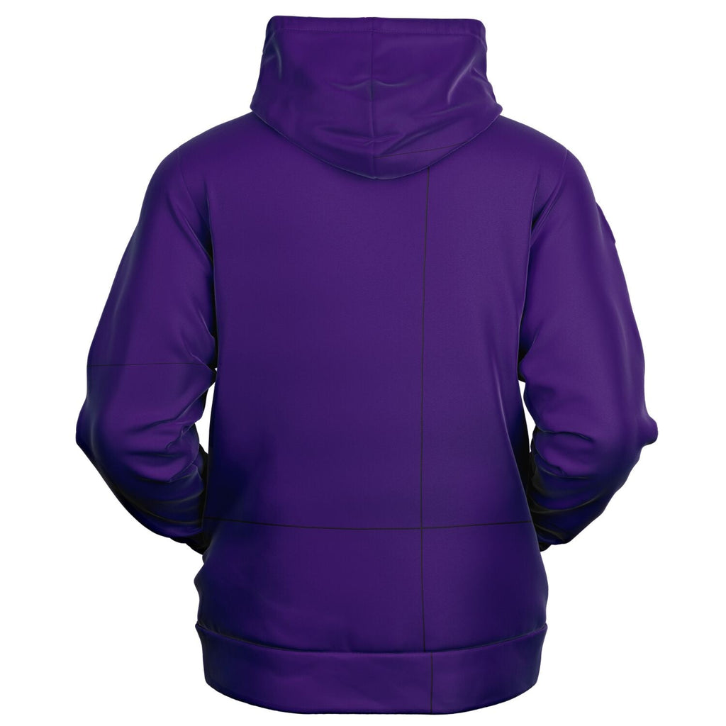 Maris Equi Men's Blue Tartan Zip-Up Hoodie
