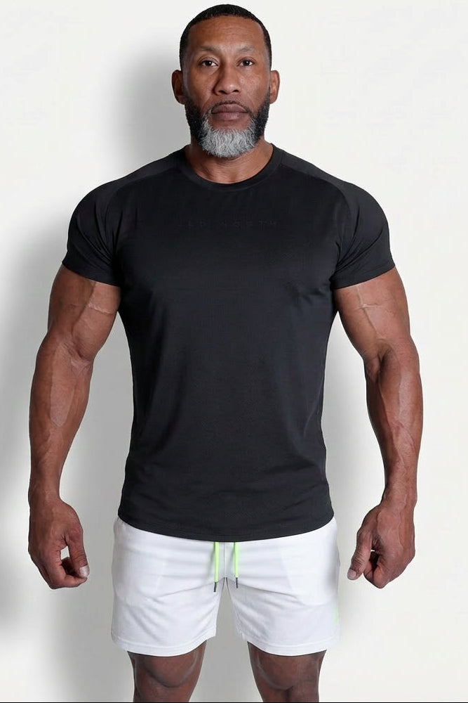 Camiseta de entrenamiento prémium Jed North - Negra