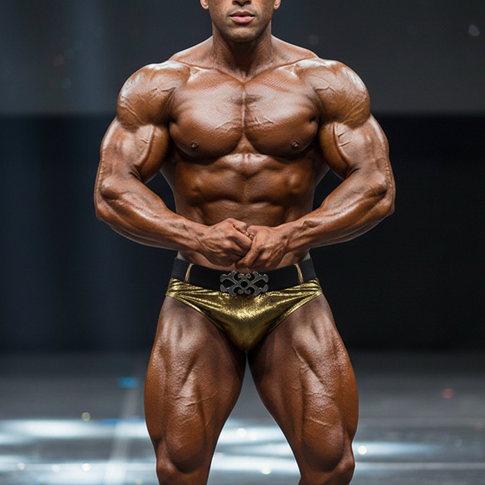 MetroMaleWear MetroMuscleWear Atlantis Muscle Trunk Gold 4700-73