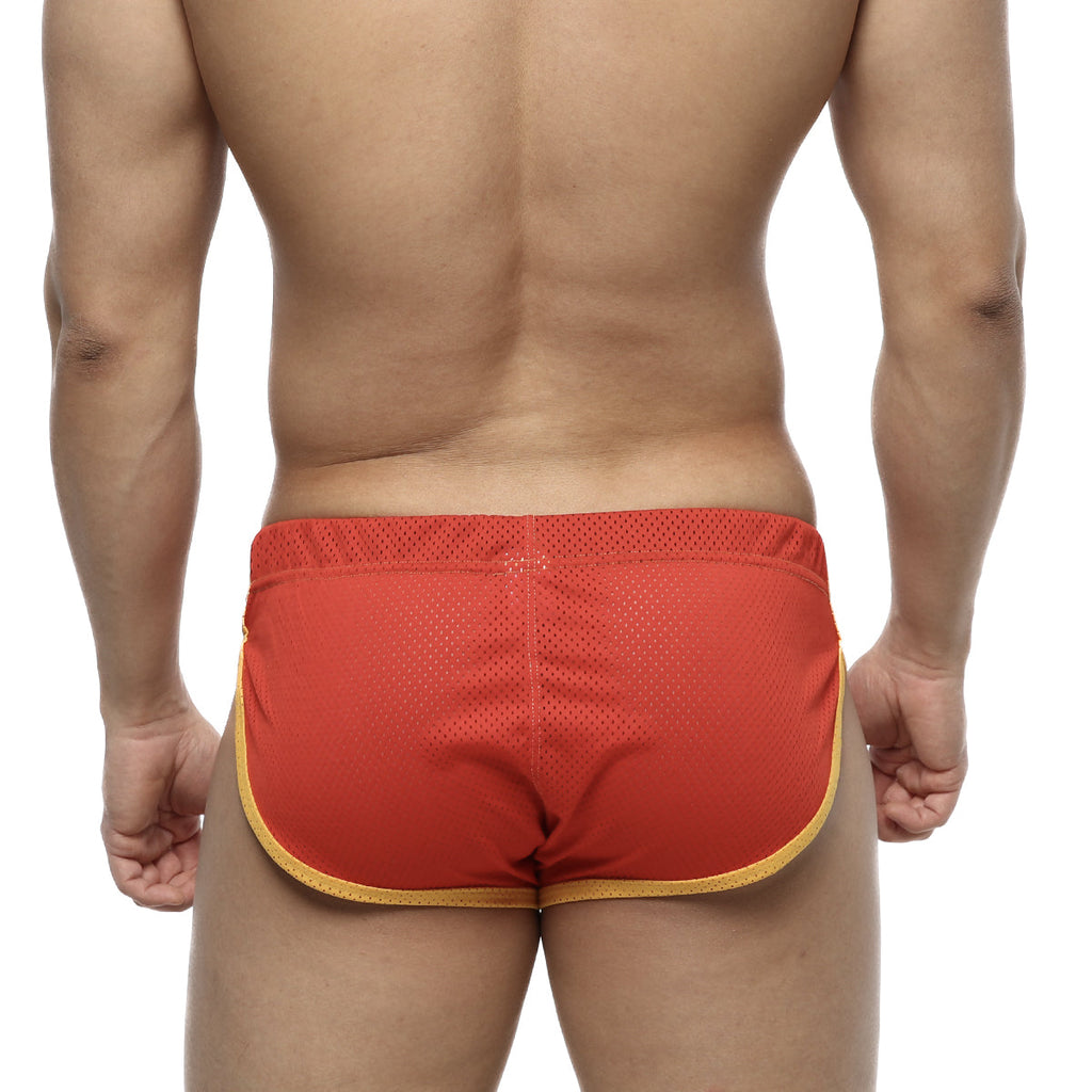 MetroMaleWear Soccer Split Short Red 4705-12
