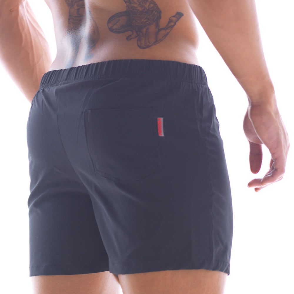 MetroMaleWear Flexible Swim Trunk Black 4710-20