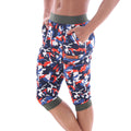 MetroMaleWear Scandinavia Gym Shorts Camo Navy 4711-60