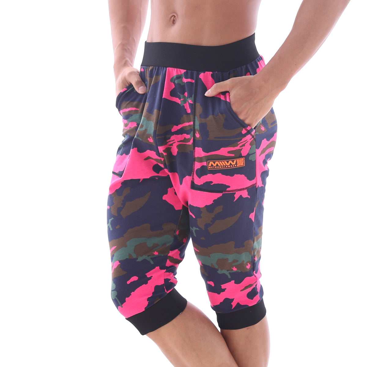 MetroMaleWear Scandinavia Gym Shorts Camo Pink 4711-61