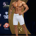 MetroMaleWear MetroMuscleWear Intenso Physique Board Short White 4716-01