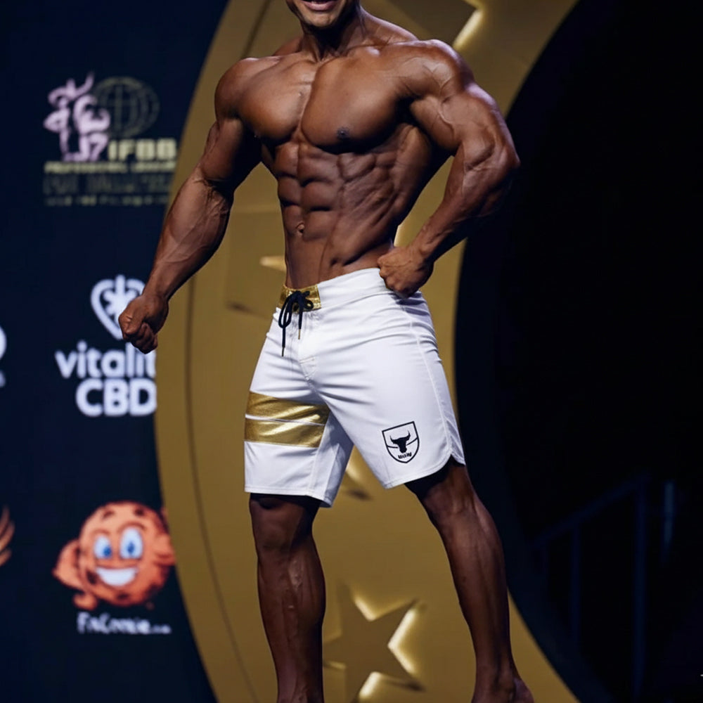 MetroMaleWear MetroMuscleWear Gold Physique Board Short 4716-23