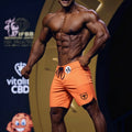 MetroMaleWear MetroMuscleWear Orange Physique Board Short 4716-24