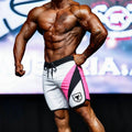 MetroMaleWear MetroMuscleWear IFBB Pro Mens Physique Board Short Pink 4717-02