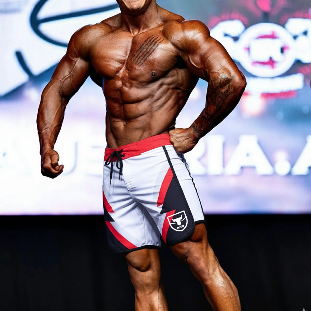 MetroMaleWear MetroMuscleWear IFBB Pro Mens Physique Board Short Venom 4717-73