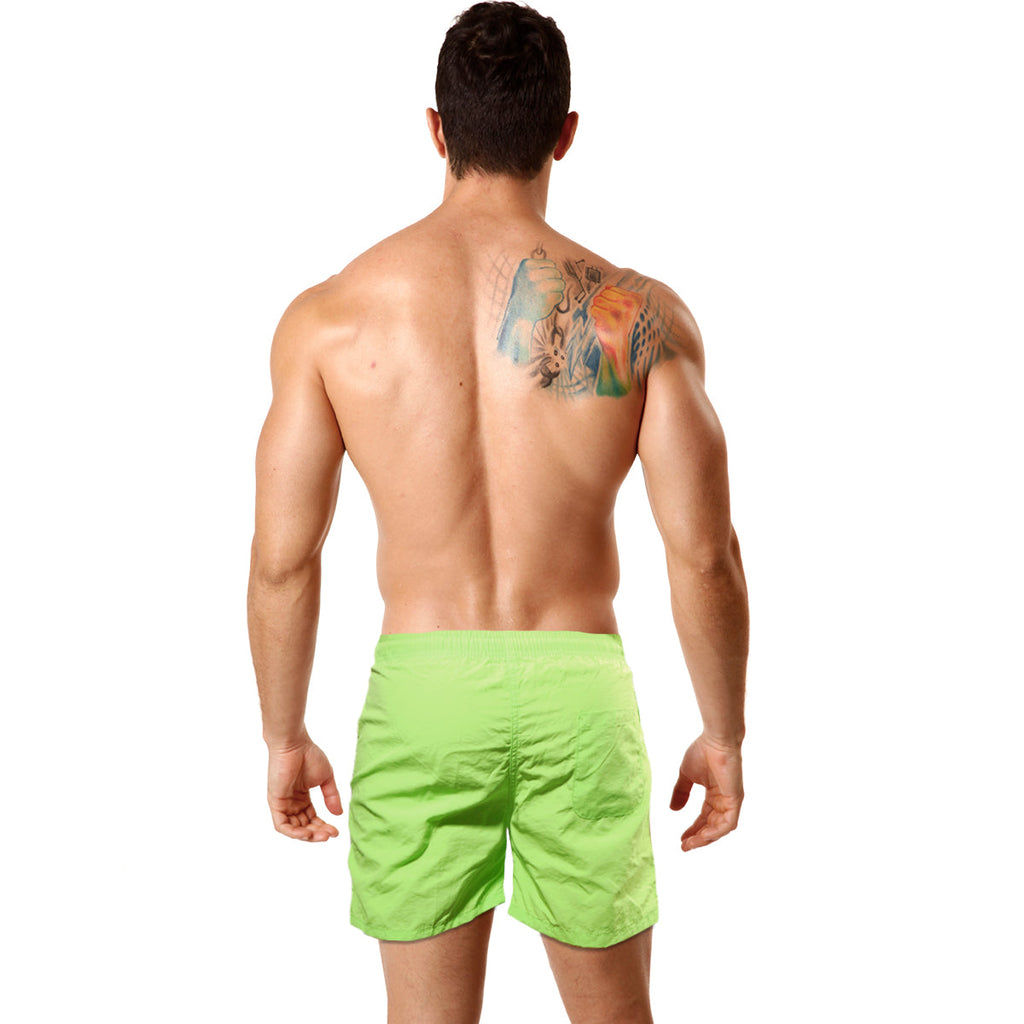 MetroMaleWear Pool Party Short Neon Green 4773-07