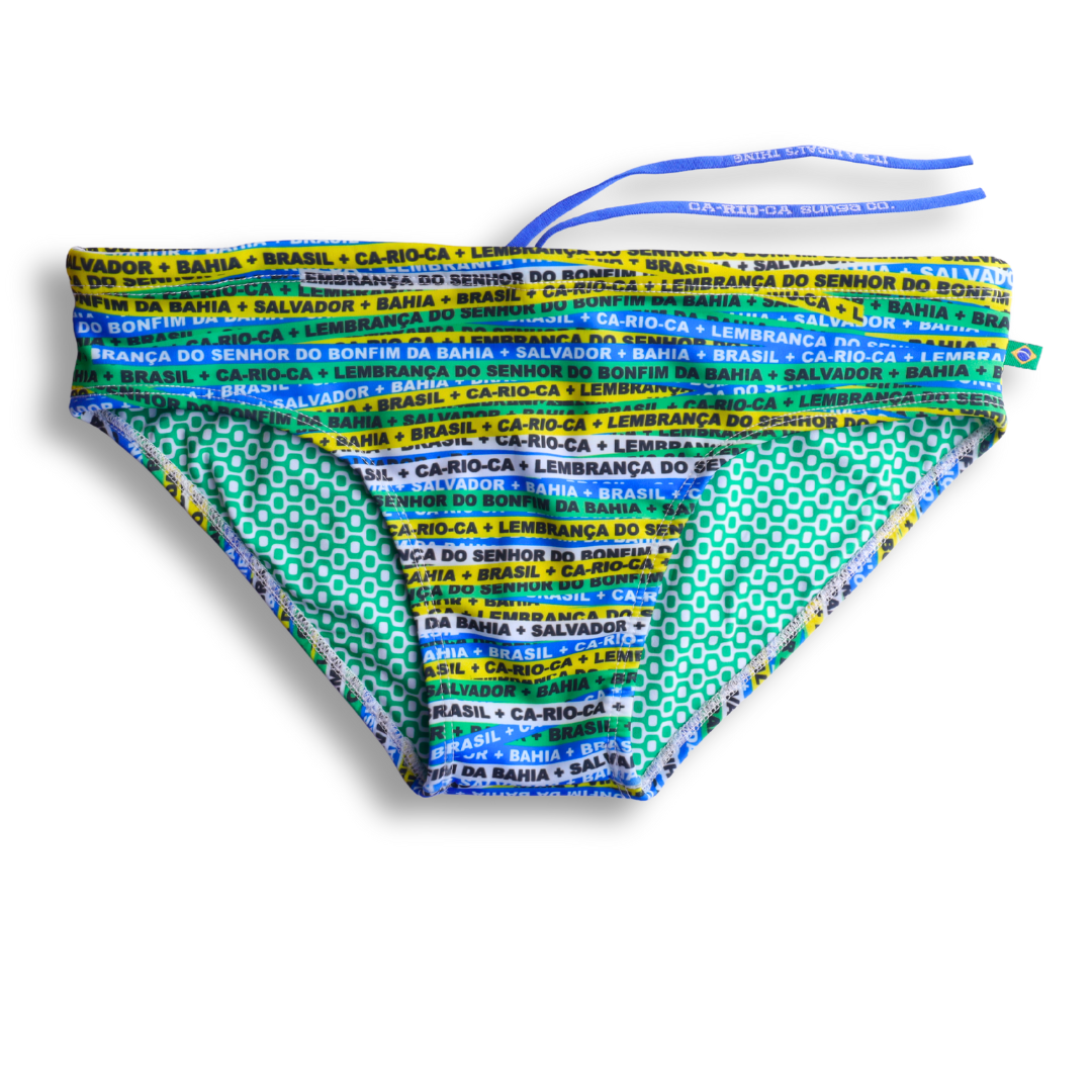 CA-RIO-CA Bonfim Sunga de Corte Clásico - Trajes de baño de diseño