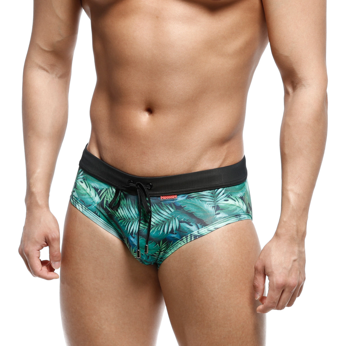 MetroMaleWear Swim Brief Green Jungle 4916-08