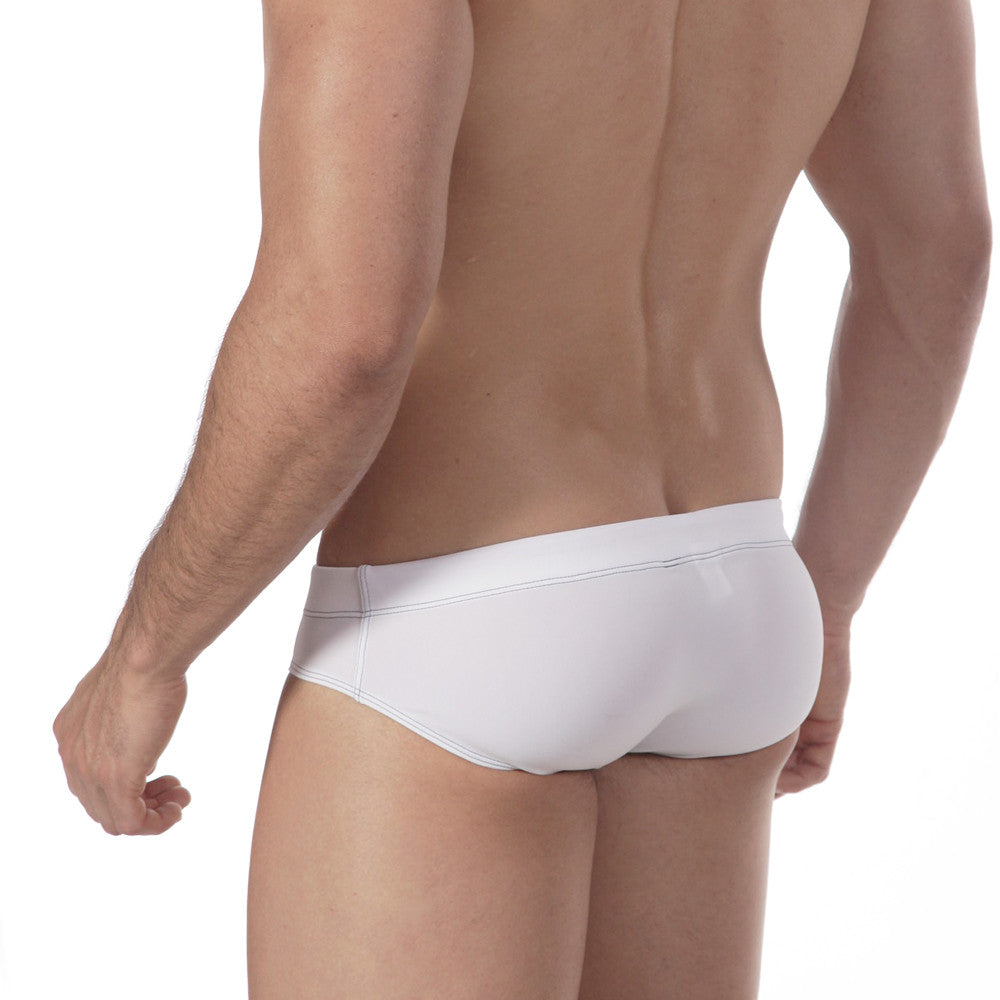 MetroMaleWear Golden White Swim Brief 4917-01
