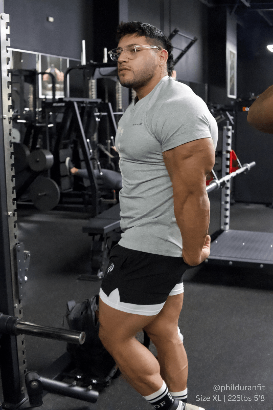 Jed North Titan 2.0 Muscle-Fit T-Shirt - Heather Grey