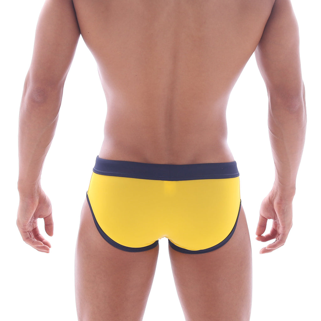 MetroMaleWear Deporte Swim Brief Yellow 4924-15