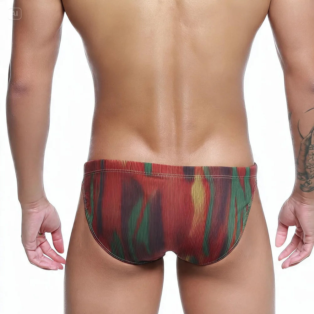 MetroMaleWear (M2W) Men's Fire Swim Bikini 4937-96