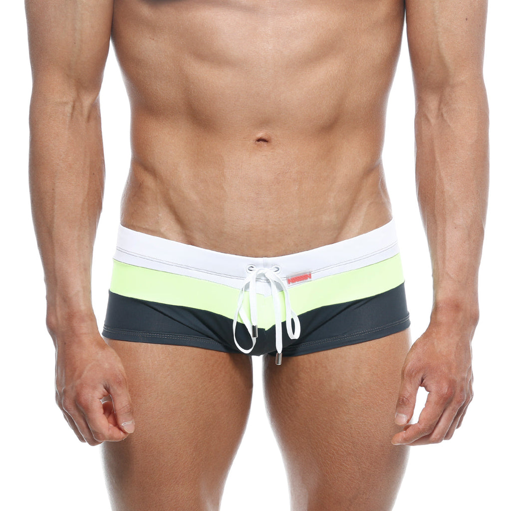MetroMaleWear Lycos Swim Trunk White 4938-00