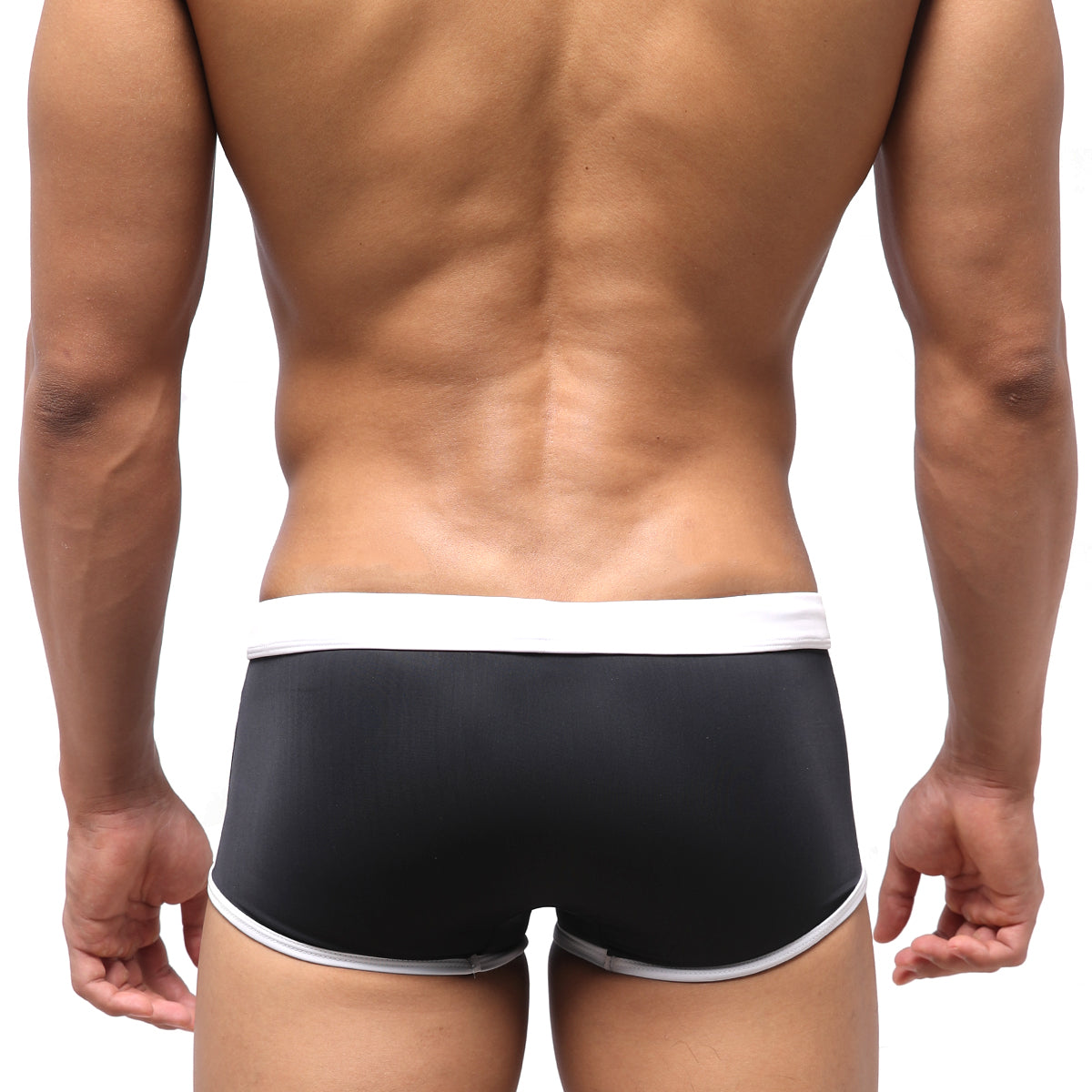 MetroMaleWear Fresco Swim Trunk Black 4944-20