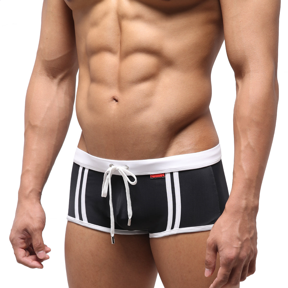 MetroMaleWear Fresco Swim Trunk Black 4944-20