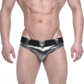 MetroMaleWear STARS Swim Brief Silver 4946-33