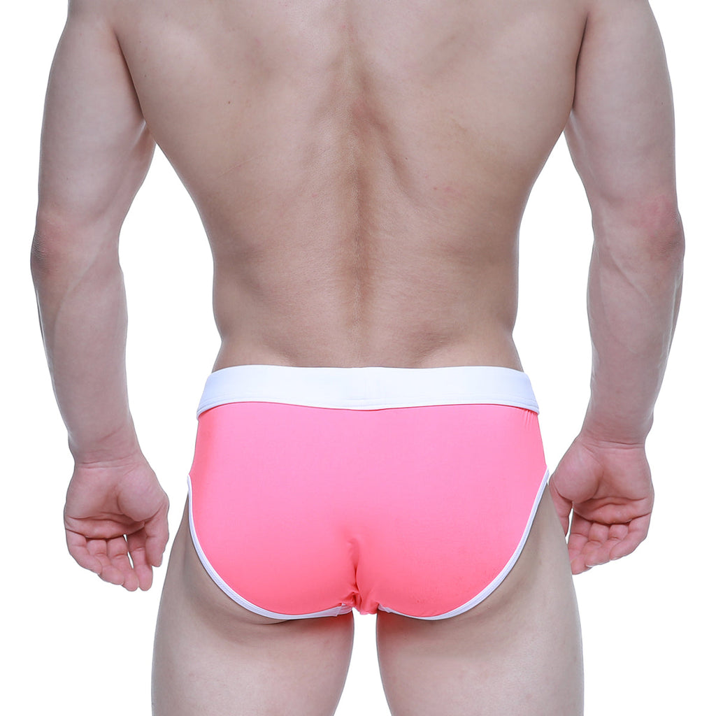 MetroMaleWear Swim Brief Neon Pink 4953-02