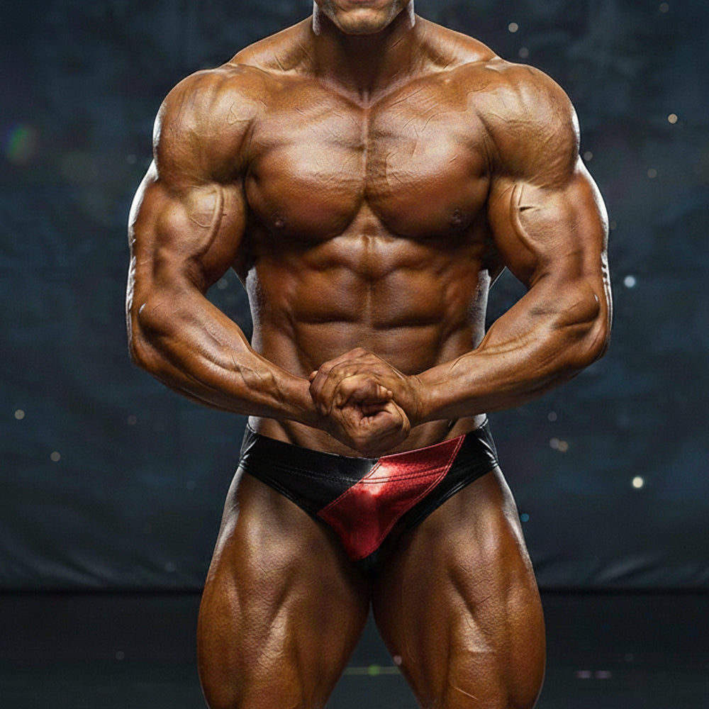 MetroMaleWear MetroMuscleWear Competition Suit Red 4974-12