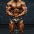 MetroMaleWear MetroMuscleWear Sierra Competition Suit Silver 4974-48