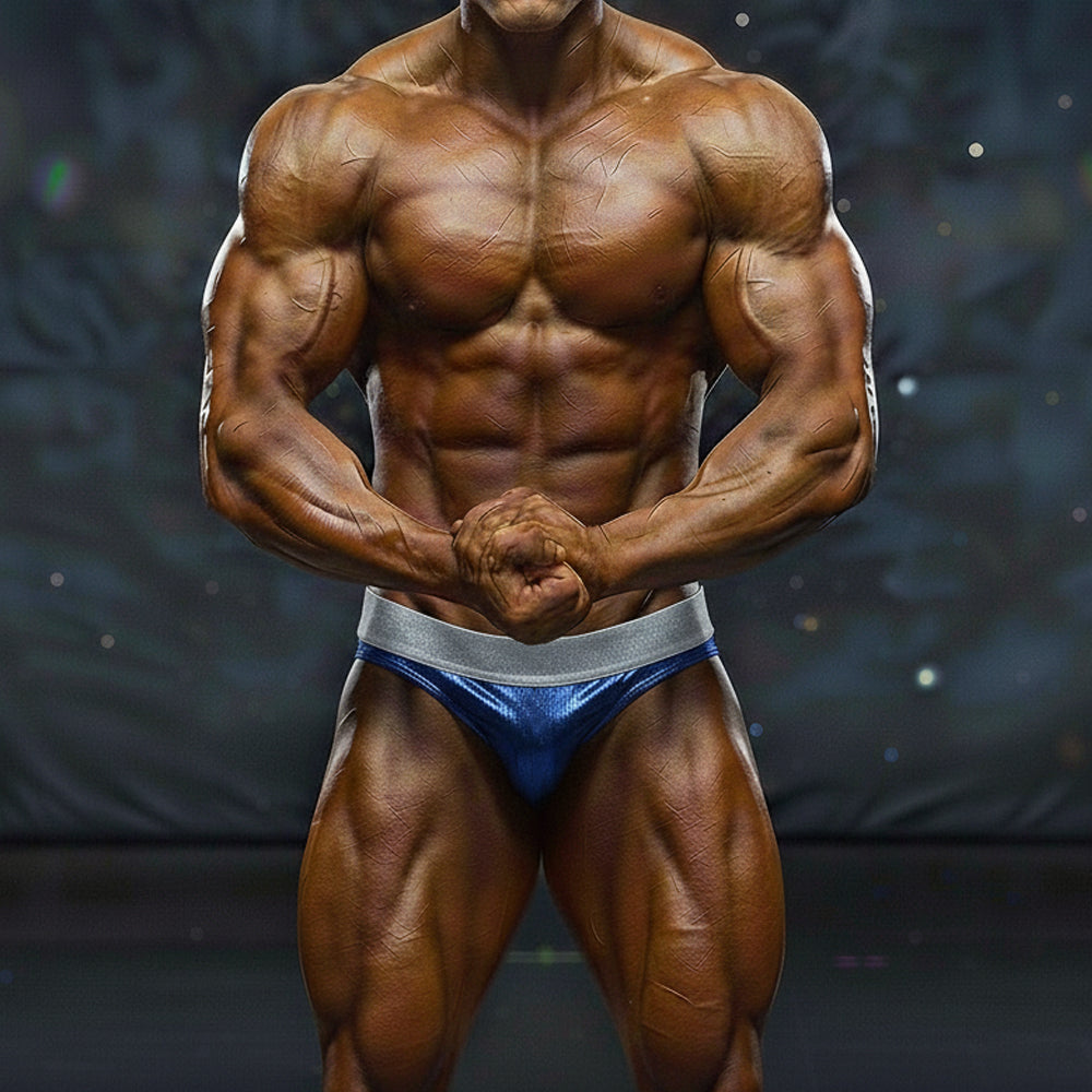 MetroMaleWear MetroMuscleWear DIY Competition Suit Royal 4974-82