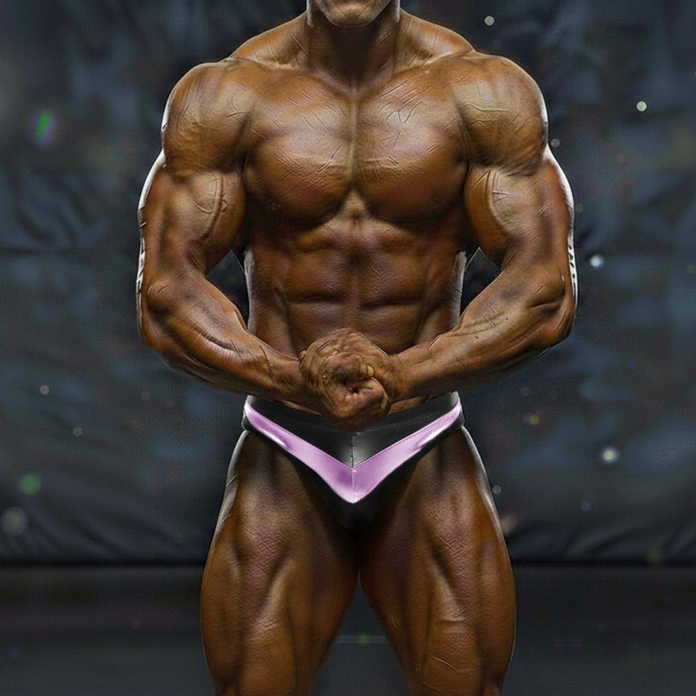 MetroMaleWear MetroMuscleWear Mark Competition Suit Pink 4974-91