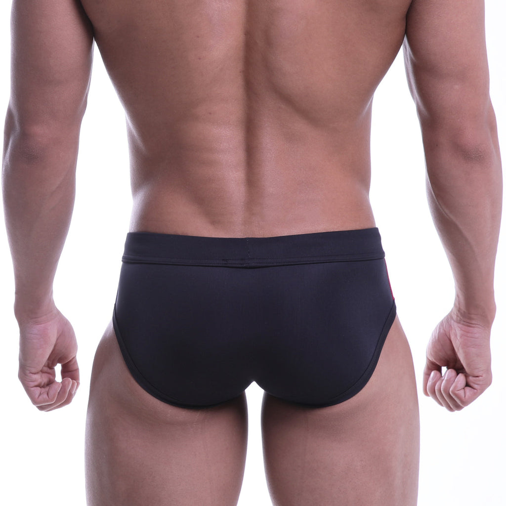 MetroMaleWear COLORS Swim Brief Black 4976-20