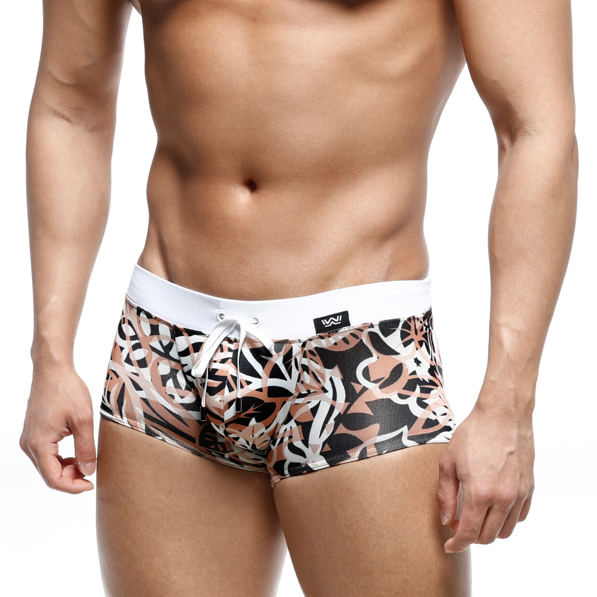 MetroMaleWear Profundo Swim Boxer Briefs Hoja 4986-54