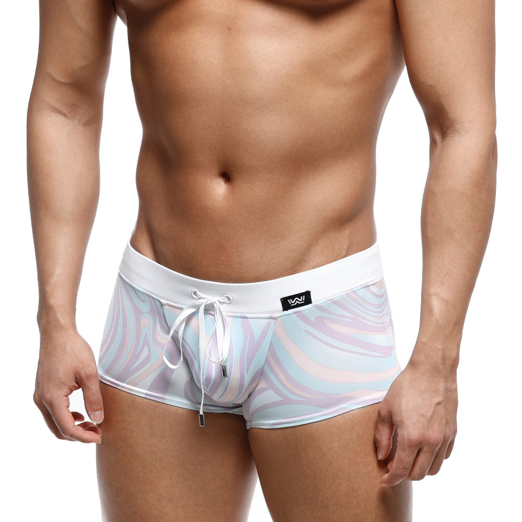 MetroMaleWear Profundo Swim Boxer Briefs Swirl 4986-61