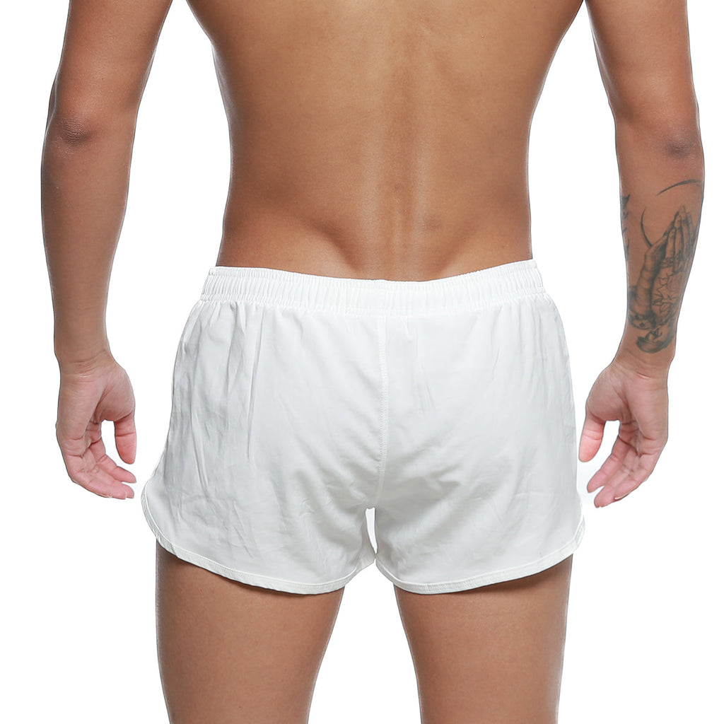 MetroMaleWear Summer Swim Shorts White 4988-00