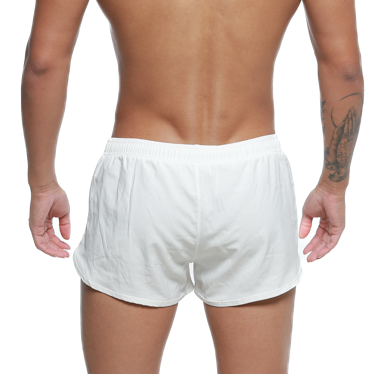 MetroMaleWear Summer Swim Shorts White 4988-00
