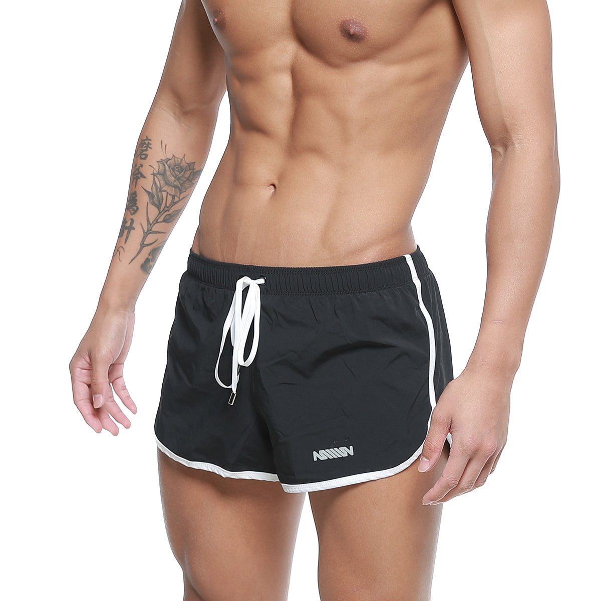 MetroMaleWear Summer Swim Shorts Black 4988-20