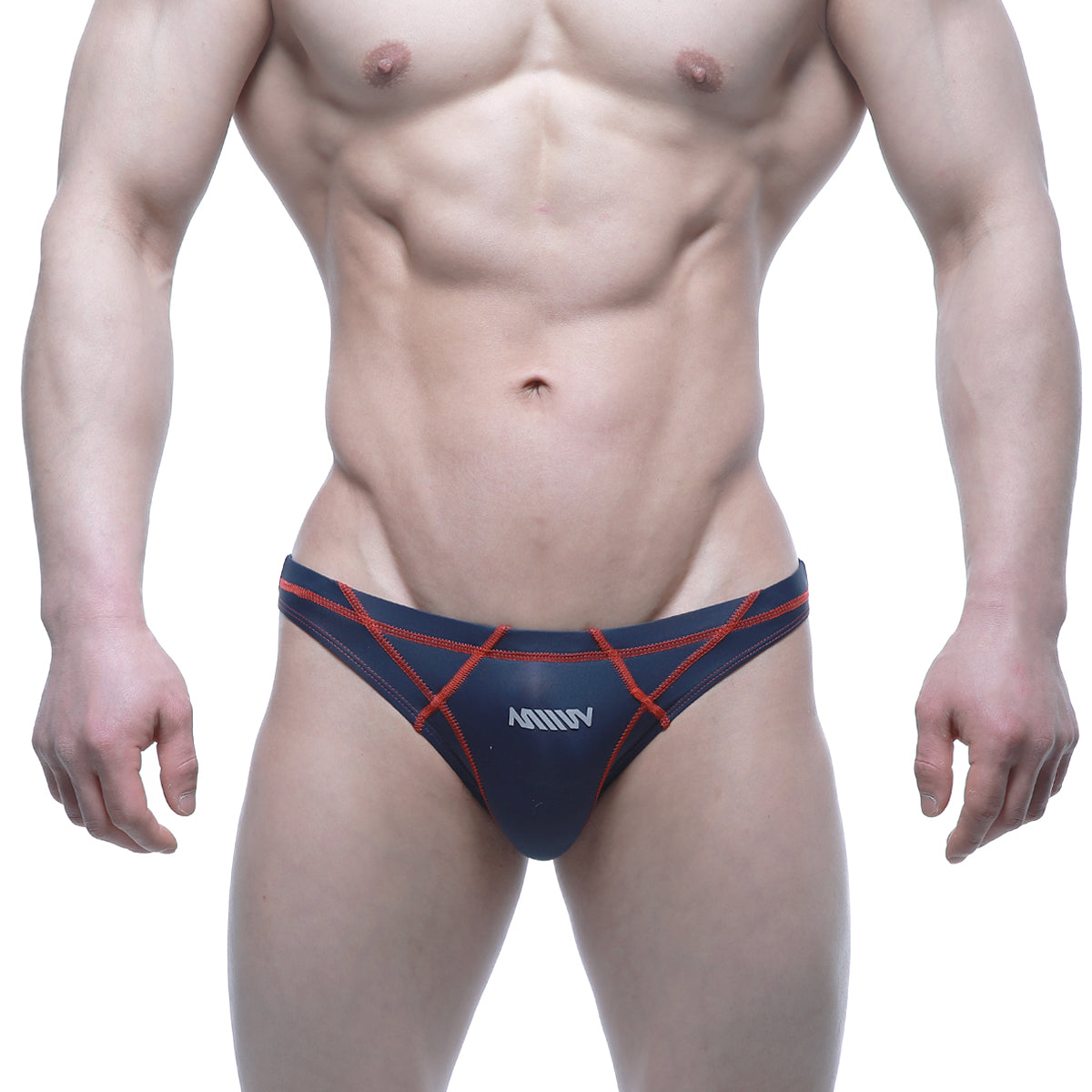 MetroMaleWear WAHOO SHEER Swim Bikini Dark Blue 4989-S28