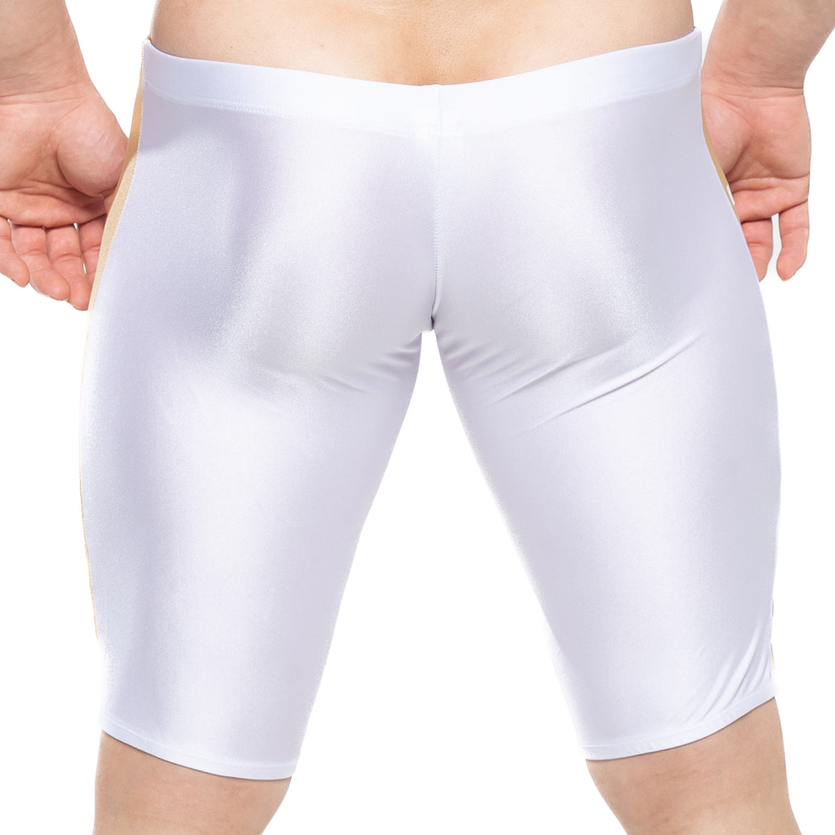 MetroMaleWear New Jammer Swim Boxer White 4994-00