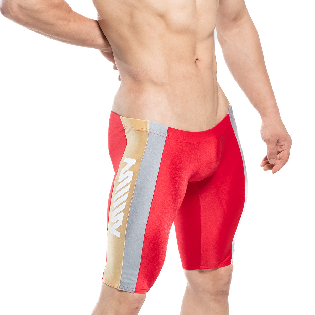 MetroMaleWear New Jammer Swim Boxer Red 4994-12