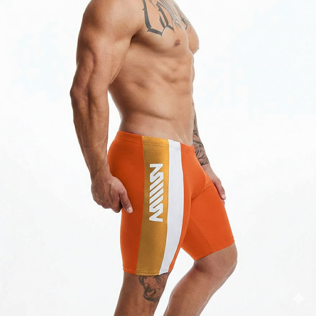 MetroMaleWear New Jammer Swim Boxer Orange 4994-14