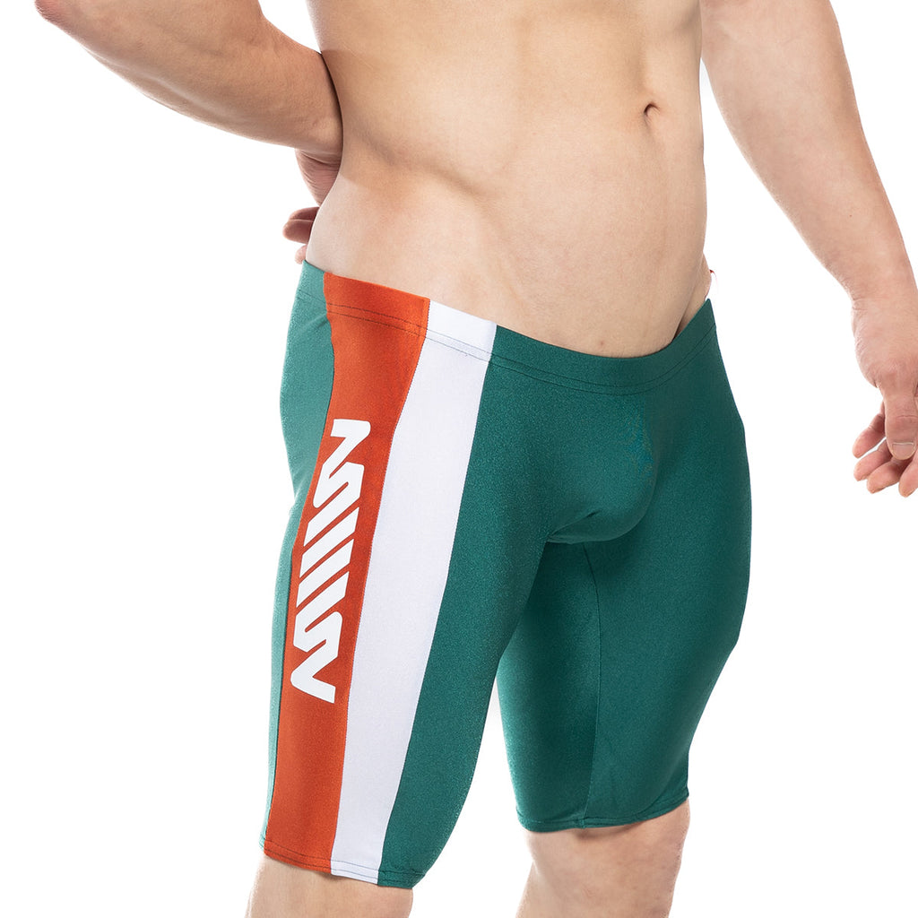 MetroMaleWear New Jammer Swim Boxer Green 4994-17