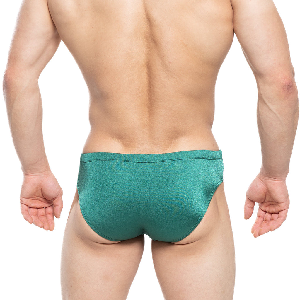 MetroMaleWear Versity Swim Brief Green 4998-07