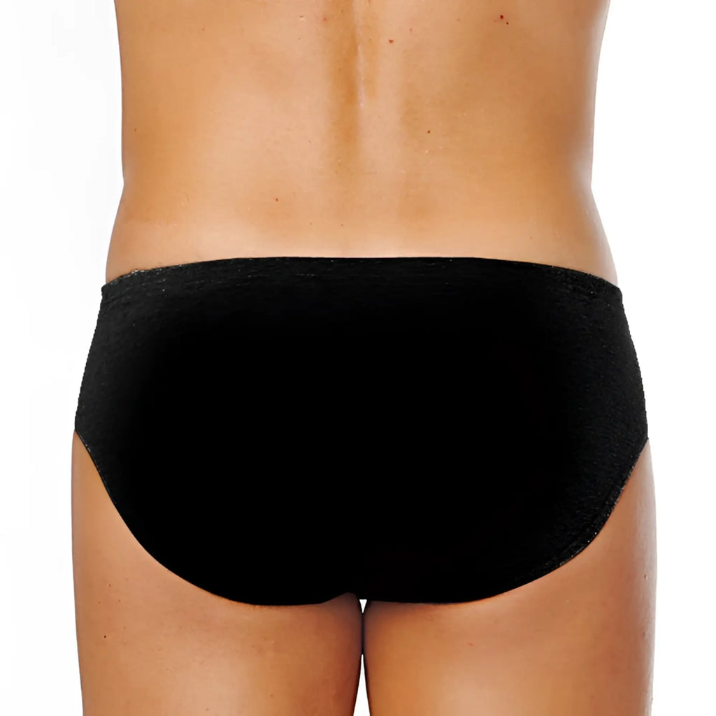 Black seamless low rise briefs from papi 5 pack assorted conventional underwear size m with smooth design