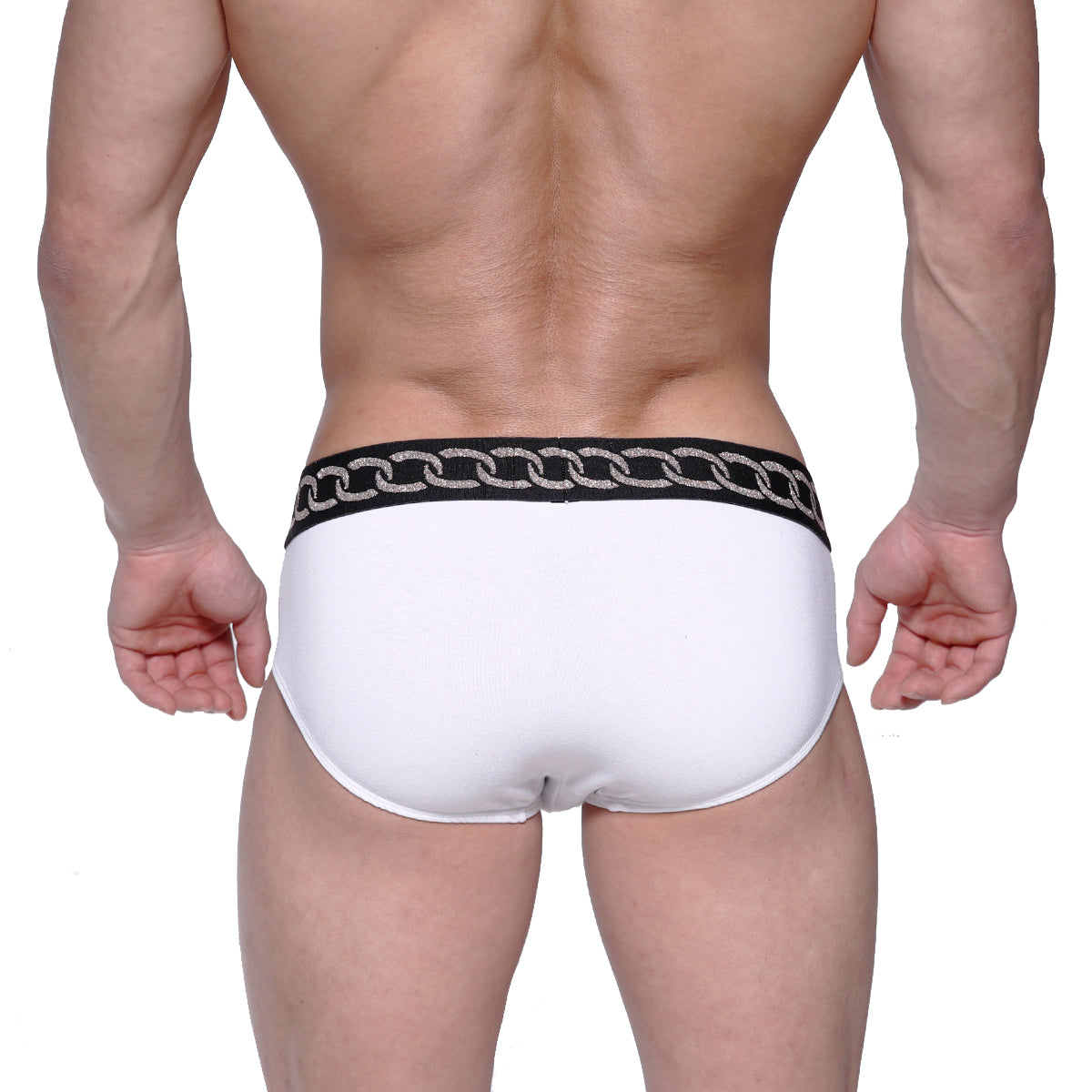 MetroMaleWear Classic Hip Brief Metal White 5003-M00
