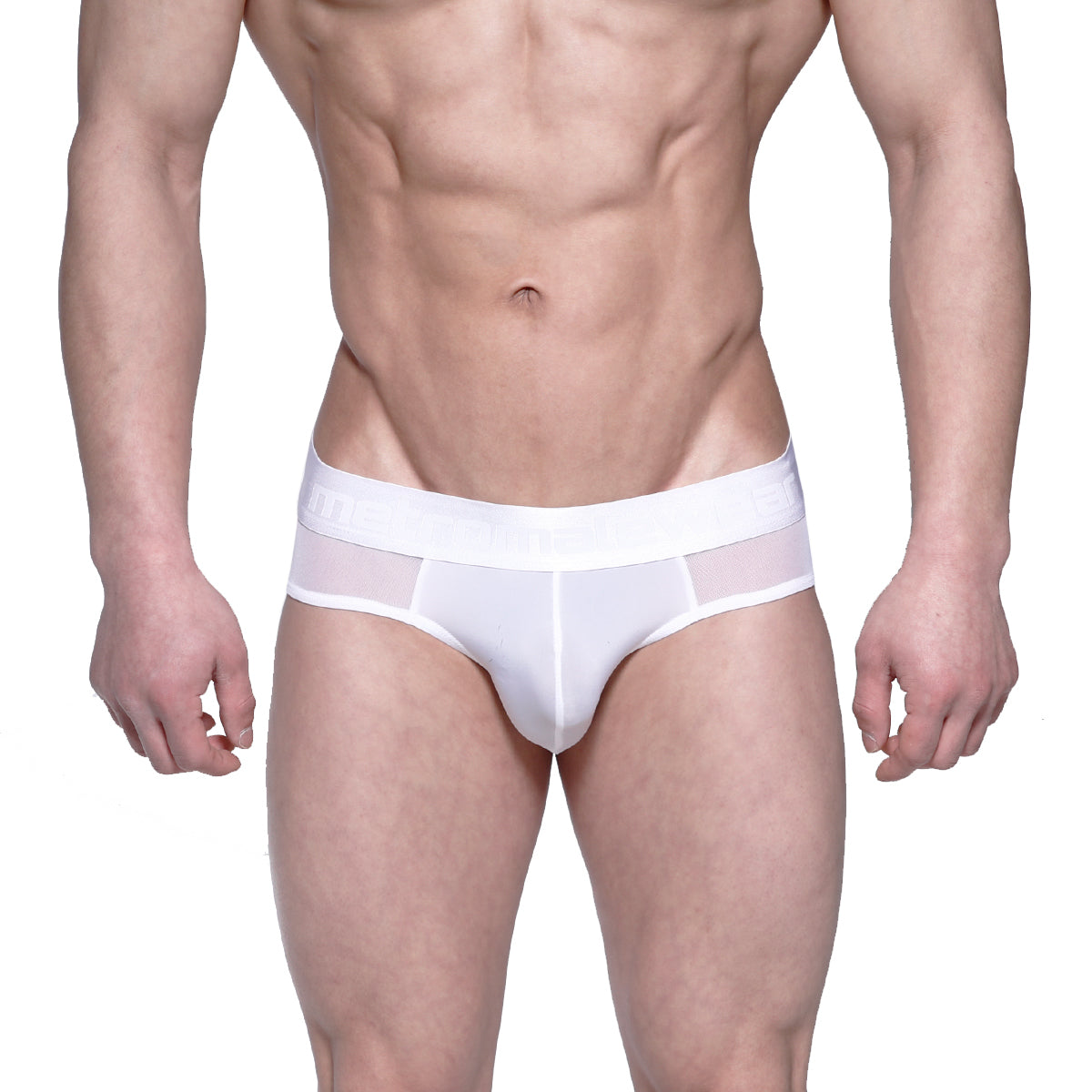 MetroMaleWear Layered Hip Brief White 5103-32