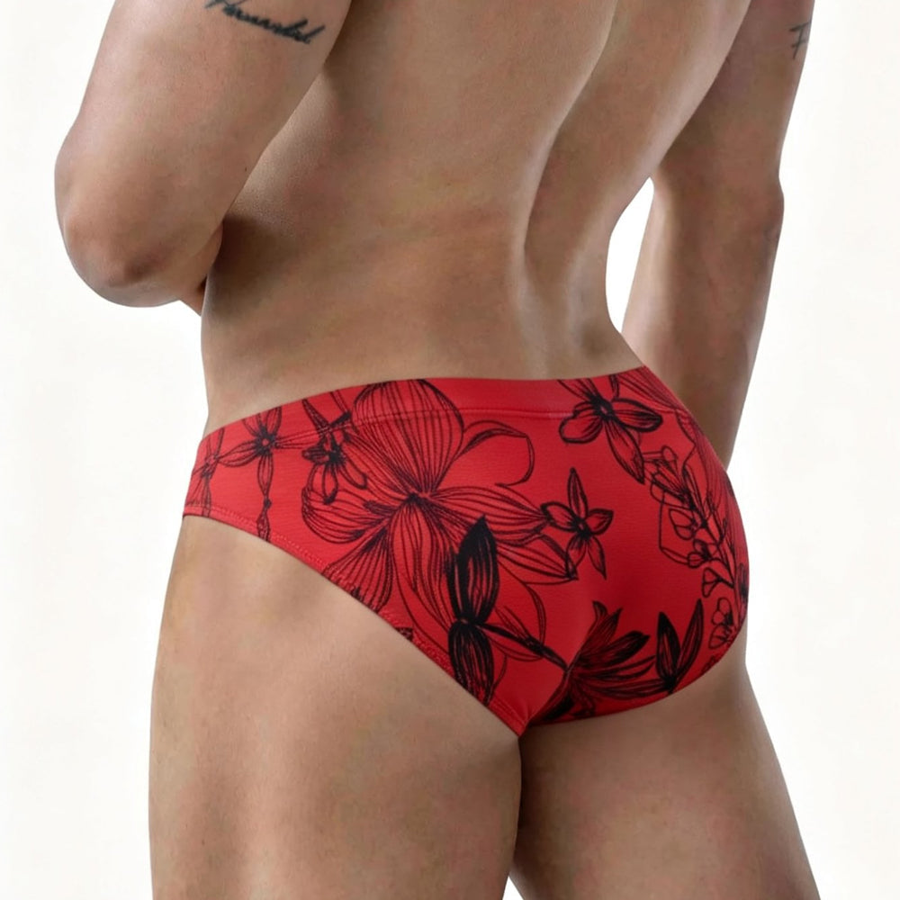 MetroMaleWear (M2W) Men's Mindle Bikini Red 5103-M22