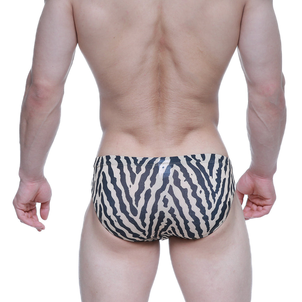 MetroMaleWear Leopard Bikini Beige 5103-M64